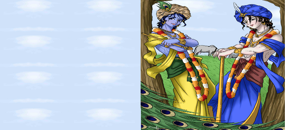 Krishna and Balram Standing
